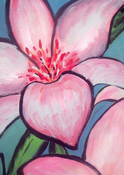 Painted Lilies Set 05 - 72 x A4 Pages to Download